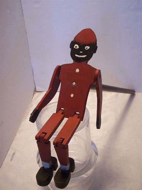 Golliwog Folk Art Black Americana Puppet Dancing Toy Primitive On Popscreen