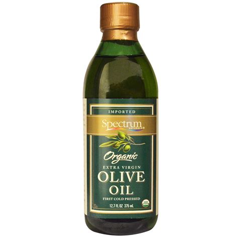 Spectrum Naturals Organic Extra Virgin Olive Oil 127 Fl Oz 375 Ml