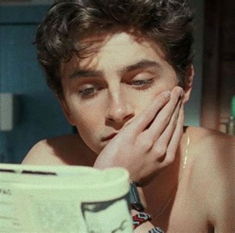 Timothée Chalamet Timothee Chalamet Somewhere In Northern Italy 1983 Timmy T