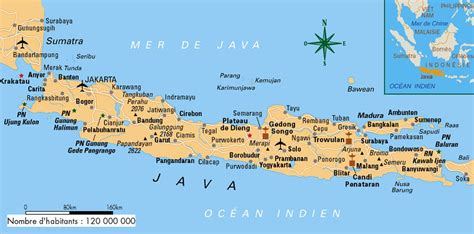 Wild and rugged, it has a great natural wealth. The island of Java Indonesia | Peta, Pulau, Indonesia