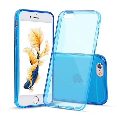 Apple Iphone 6s 6 Case Bumper Silicone Case Cover Protective Clear Dark