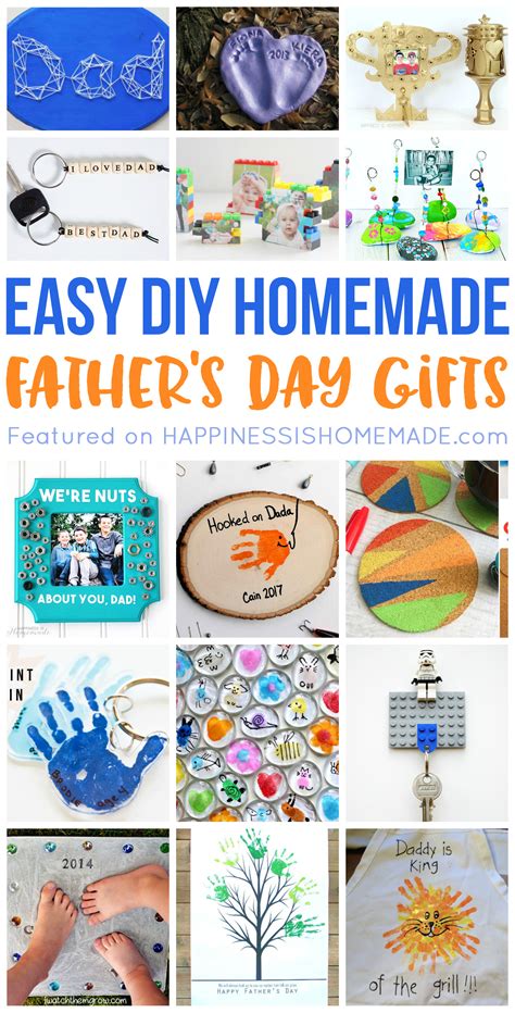 20 Homemade Fathers Day Ts That Kids Can Make Happiness Is Homemade