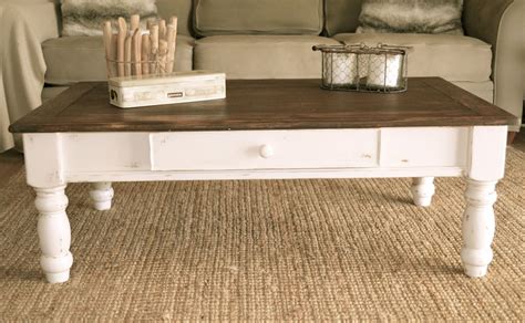 00 list price $137.50 $ 137. Farmhouse style coffee table. Distressed white paint, dark ...