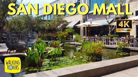 La Jolla Shopping Westfield Utc San Diego 4k Walking Tour Youtube