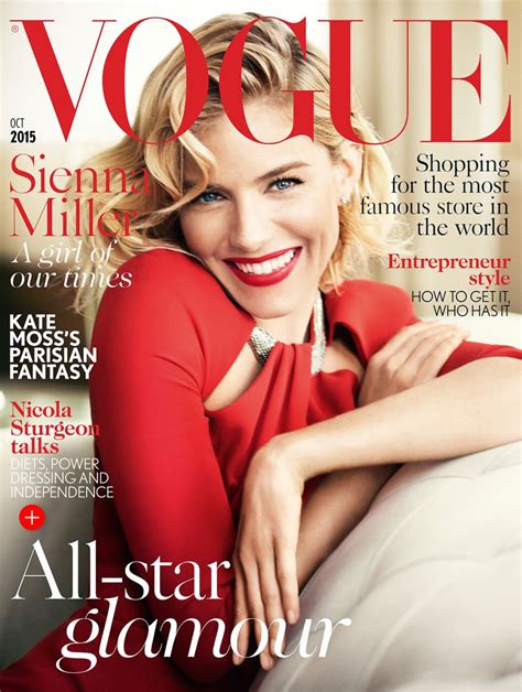 Sienna Miller Vogue Uk October 2015