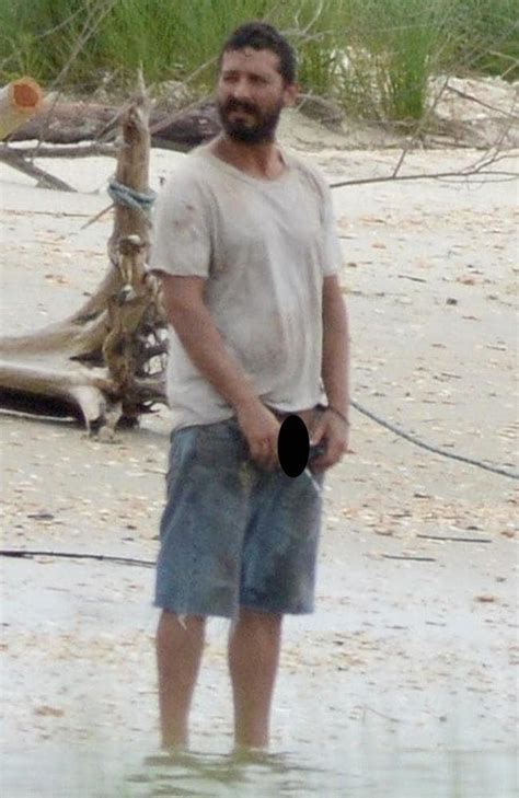 shia labeouf whips his penis out to pee on the set of the peanut butter falcon photos