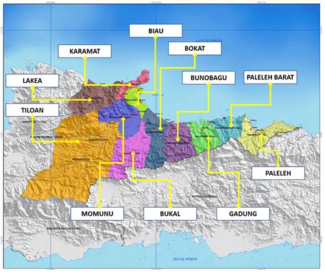 Peta Administrasi Dan Letak Geografi Kabupaten Buol Sulawesi Tengah Sexiz Pix