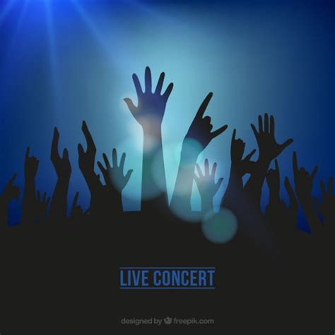 Live Concert Background Vector Free Download