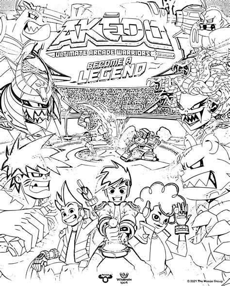 Akedo Coloring Pages Wonder Day — Coloring Pages For Children And Adults