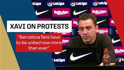 Barcelona Fans Have To Be United Now More Than Ever Manager Xavi