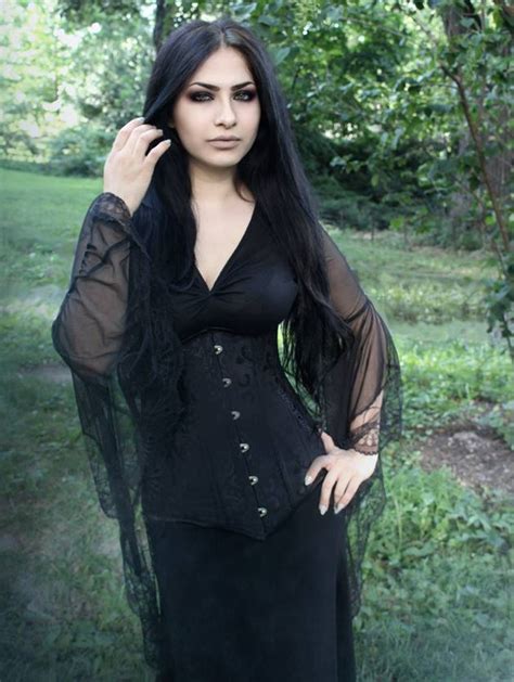 Dark In Love Gothic Black Tee With Transparent Lace Sleeves