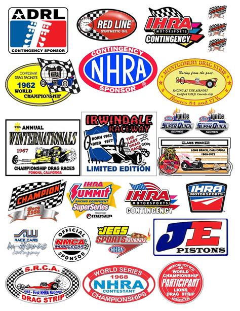 118 Drag Racing Decals For Diecast And Model Cars Dioramas Festa Hot