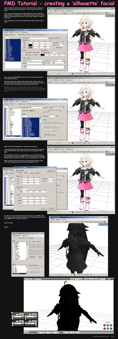 Mmd Tutorial Silhouette Slider By Trackdancer On Deviantart