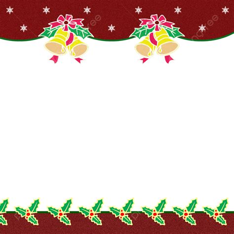 Christmas Ornament Border Png Image Red Christmas Frame Border Design