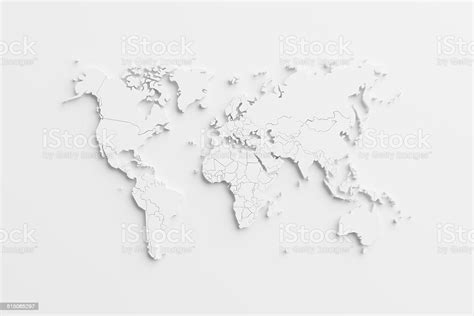 World Map Using Card Paper Stock Photo Download Image Now World Map