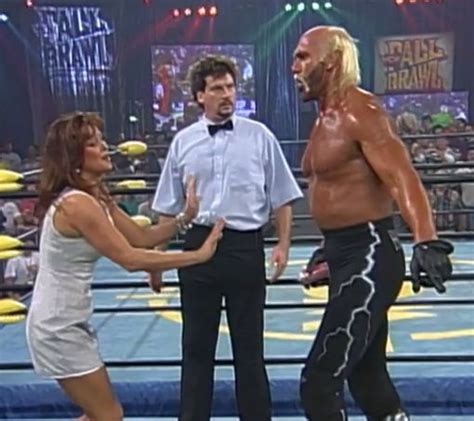 WCW FALL BRAWL 1996 REVIEW Miss Elizabeth Tries To Stop Hulk Hogan