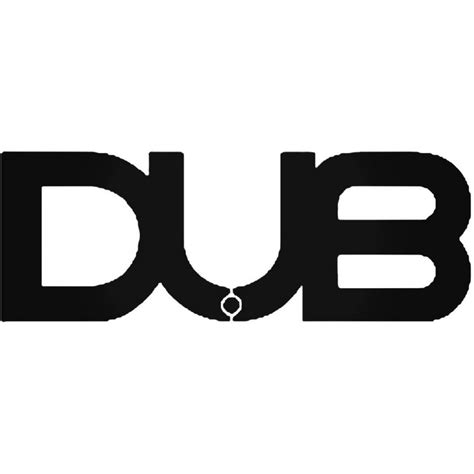 Buy Dub Audio Logo 2 Decal Sticker Online