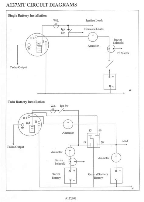 Alternators Wiring Diagram