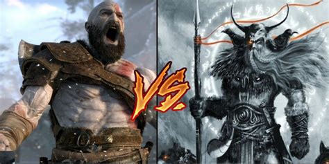 Kratos Vs Odin The Clash Of Titans The Nature Hero