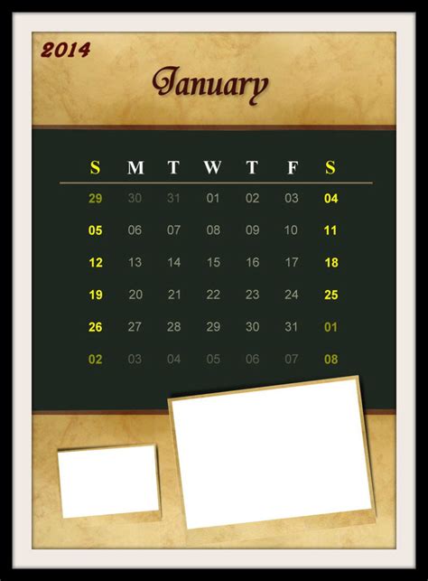 25 Free Psd Calendar Templates For Making Beautiful Design Free Psd