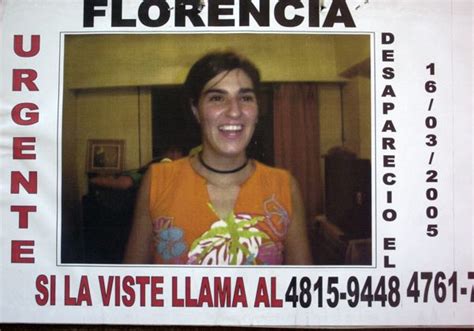 Se Cumplen 10 Años De La Desaparición De Florencia