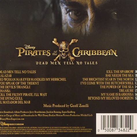 Pirates of the caribbean dead men tell no tales brrip 1080p x264 dual ãudio 5 1 2017. Geoff ZANELLI Pirates Of The Caribbean: Dead Men Tell No ...