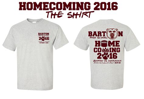 Homecoming T Shirts Barton School District