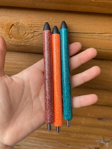 Personalized Pens Ink Joy Pens Epoxy Pens Glitter Pen Etsy