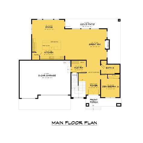 Farmhouse Style House Plan 6 Beds 4 Baths 3352 Sqft Plan 1066 248