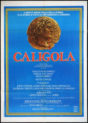 Caligula Poster Malcolm Mcdowell Helen Mirren 1976 Caligula Movie
