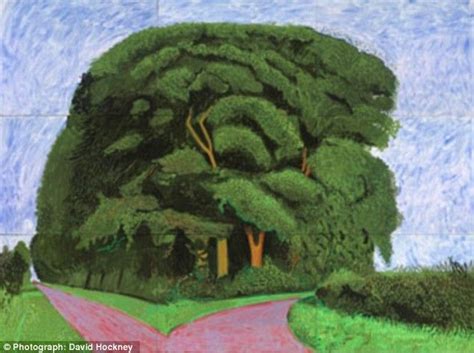 David Hockneys Horror After Trees He Was Half Way Through Painting Are