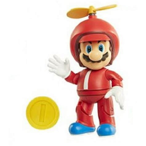 Action Figure Toy World Of Nintendo Propeller Mario 4 Inch Wave