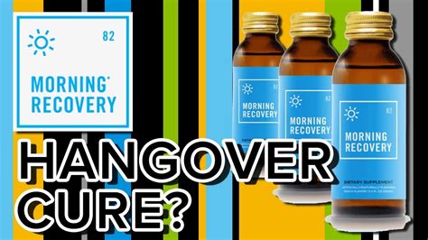 Morning Recovery The Hangover Cure FULL REVIEW YouTube