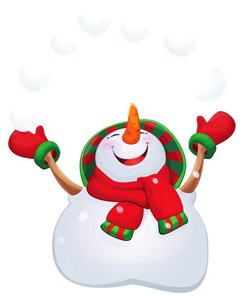 Cartoon Snowman Png Png Image Collection