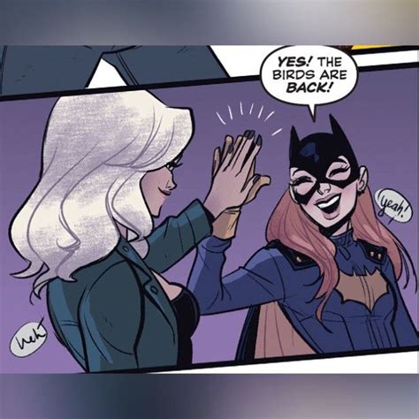 Dc Comics On Instagram Black Canary And Batgirl By Babsdraws