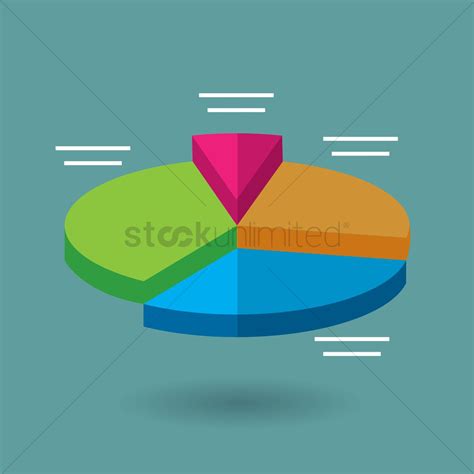 Pie Chart Vector Image 1474953 Stockunlimited