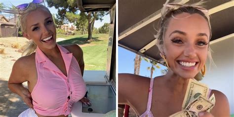 Bev Cart Girl Cass Holland Reveals The Huge Tips You Could Make Working On A Golf Course Narcity