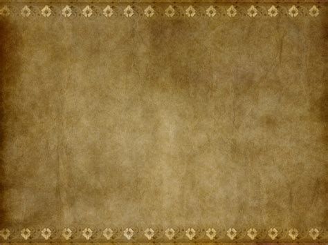 Brown Paper Texture Or Parchment Paper With Ornamental