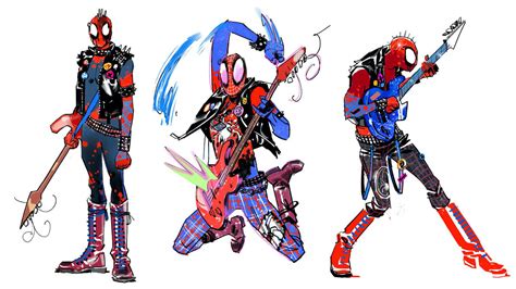 Spider Punks Full Design In Across The Spider Ver By Alvaxerox On