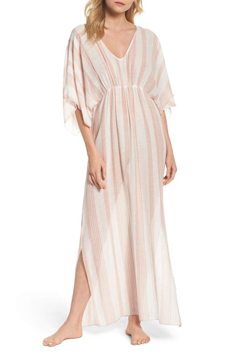 Stripe Cover Up Caftan Beachwear Accessories Nordstrom Dresses Caftan