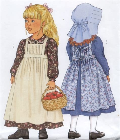 Girls Prairie Dress Pattern Bing Images Pioneer Costume Girls