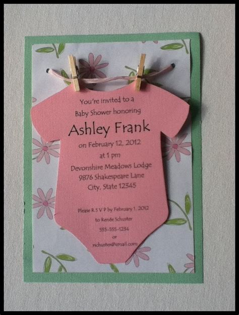 Baby Shower Invitations Ideas For Girls Free Printable Baby Shower
