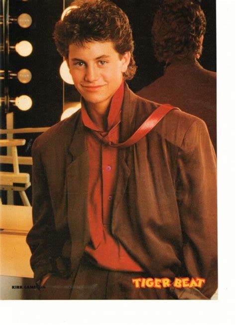 Kirk Cameron Jonathan Ward Teen Magazine Pinup Red Tie Over His