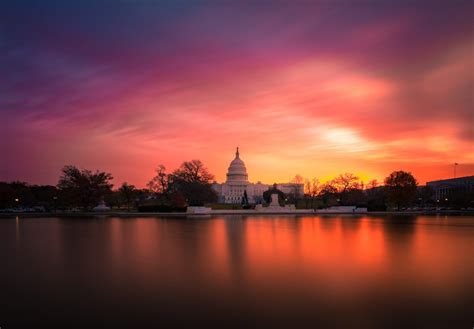 Best Places To View Sunrise In Washington Dc United States Capitol