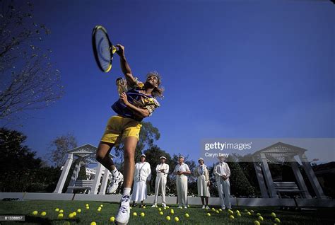 Canon Rebel Campaign Portrait Of Andre Agassi During Tv Commercial