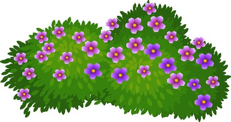 Arbusto Con Flores Png Png Image Collection