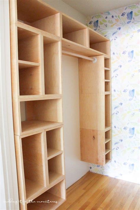 So we live in this old you can just barely see the t's where i added the arrows. 71 Easy and Affordable DIY Wood Closet Shelves Ideas | Diy ...
