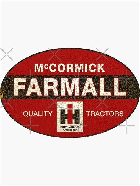 Mccormick Vintage Tractors Usa Sticker For Sale By Barnfinddave