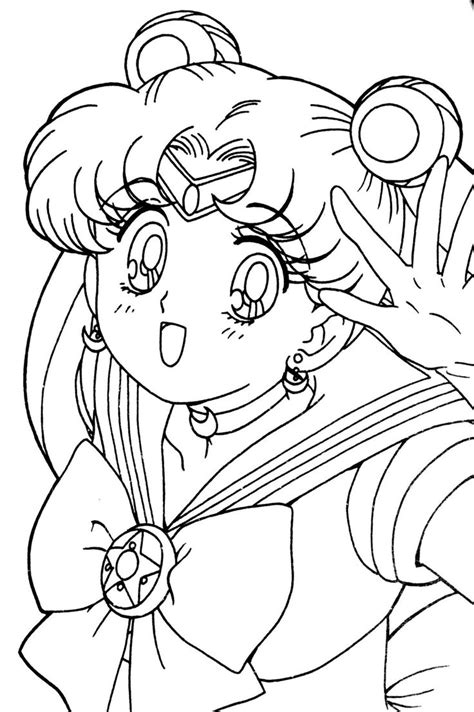 Sailor Moon Coloring Book Xeelha Marinero Dibujos De Sailor Moon