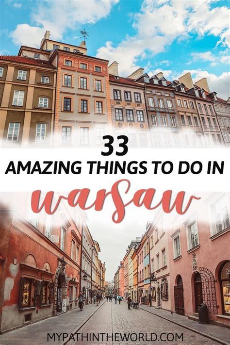 40 Incredibly Cool Things To Do In Warsaw Poland Eastern Europe Travel Travel Warsaw
